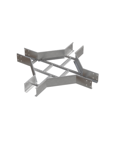 Х-разветвитель лестничный 150х600х1,5 мм HD N КМ-профиль (LXD150-600-1.5 HD N) в Чебоксарах Аксессуары для лотков Pintop.ru