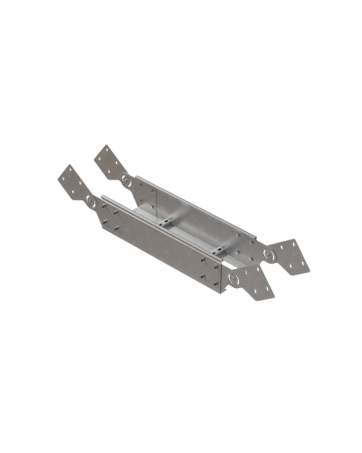 Вертикальный шарнирный угол 150х150х1,5 мм HD85 N КМ-профиль (LSHL150-150-1.5 HD85 N) в Чебоксарах Аксессуары для лотков Pintop.ru