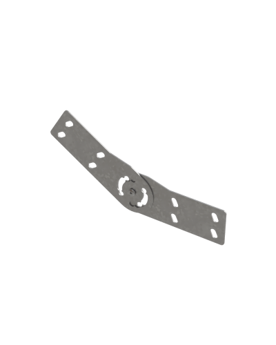 Комплект шарнирных соединителей для лестничного лотка H80 s:1,5 мм HD N КМ-профиль (LSHS2 HD N) в Чебоксарах Аксессуары для лотков Pintop.ru