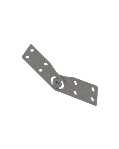 Комплект шарнирных соединителей для лестничного лотка H100 s:1,5 мм HD85 N КМ-профиль (LSHS3 HD85 N) в Чебоксарах Аксессуары для лотков Pintop.ru