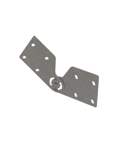 Комплект шарнирных соединителей для лестничного лотка H150 s:1,2 мм N КМ-профиль (LSH4 N) в Чебоксарах Аксессуары для лотков Pintop.ru