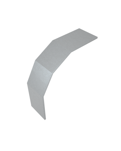 Крышка лестничного вертикального внешнего угла 90 гр. 500 мм КМ-Профиль (KLVL90-500) в Чебоксарах Аксессуары для лотков Pintop.ru