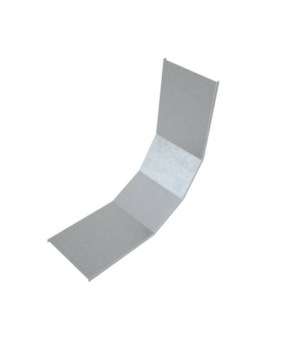 Крышка лестничного вертикального внутреннего угла 90 гр. 600 мм КМ-Профиль (KLNL90-600) в Чебоксарах Аксессуары для лотков Pintop.ru