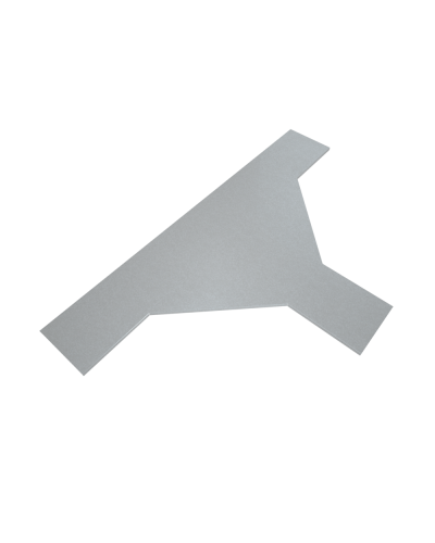 Крышка лестничного Т-отвода 100 мм INOX304 КМ-Профиль (KLTD100 INOX304) в Чебоксарах Аксессуары для лотков Pintop.ru