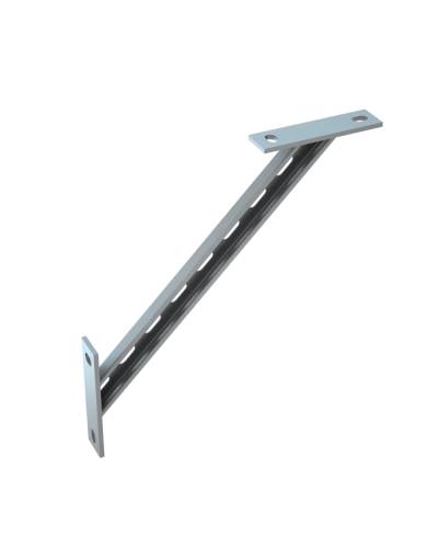 Укосина для консолей 400 мм КМ-Профиль (UK400) в Чебоксарах Аксессуары для лотков Pintop.ru