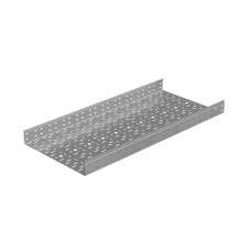 Лоток перфорированный 80х500х1,5 L2500 мм "Стандарт ПЛЮС" INOX304 КМ-Профиль (LPEplus80-500-1.5-2500 INOX304)