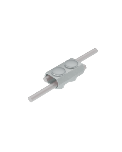 Параллельный соединитель прутка Ø 5-8 мм CU КМ-Профиль (PS-D5-8 CU) в Чебоксарах Монтажные материалы Pintop.ru