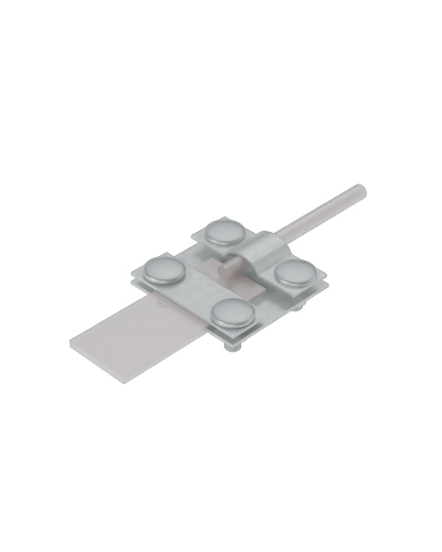 Контрольный соединитель полоса до 40 мм пруток Ø 5-10 мм КМ-Профиль (KS-B40-D5-10) в Чебоксарах Монтажные материалы Pintop.ru