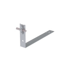 Черепичный держатель болтовой на обрешётку для прутка Ø 5-10 мм L430 мм H100 мм TD КМ-профиль (CDBO-L430-D5-10 TD)