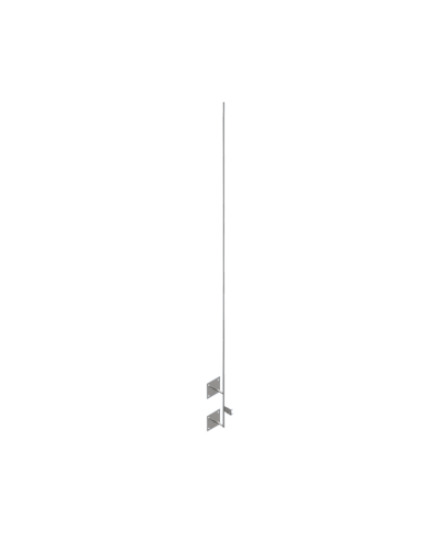 Молниеприемная мачта с опорой к стене составная H5 м HD КМ-Профиль (MKSR-H5 HD) в Чебоксарах Монтажные материалы Pintop.ru