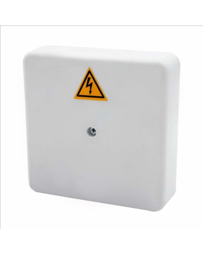 Коробка распределительная огнестойкая КРОПС-П2, IP41, габаритные размеры 100х100х30 мм, для кабелей сечением до 6 мм2, 2 клеммы КМ-Профиль (FRJB-KM-P2-6-02-КРОПС-IP41) в Чебоксарах Распределительные коробки Pintop.ru