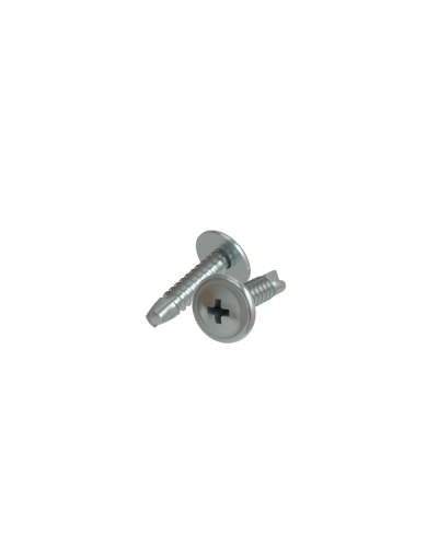 Саморез с прессшайбой и буром M4,2х19 мм (упак. 500 шт) КМ-Профиль (SHS-19B-KM) в Чебоксарах Аксессуары для лотков Pintop.ru