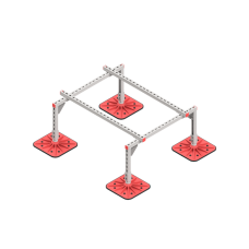 Опорная конструкция для установки оборудования TECHNORAPTOR FOOT 1000х1200 КМ-профиль (KM-TR-F-SSEI-1000-1200)