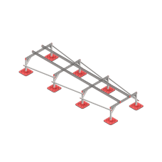 Опорная конструкция для установки оборудования TECHNORAPTOR FOOT 1200х4000 тип 1 КМ-профиль (KM-TR-F-SSEI-1200-4000-1)