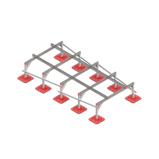 Опорная конструкция для установки оборудования TECHNORAPTOR FOOT 1500х3000 тип 3 HD КМ-профиль (KM-TR-F-SSEI-1500-3000-3 HD)