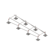 Опорная конструкция для установки оборудования TECHNORAPTOR STEELFOOT 1000х4000 КМ-профиль (KM-TR-STF-SSEI-1000-4000)