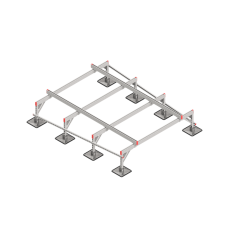 Опорная конструкция для установки оборудования TECHNORAPTOR STEELFOOT 2000х2500 КМ-профиль (KM-TR-STF-SSEI-2000-2500)