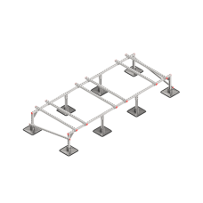 Опорная конструкция для установки оборудования TECHNORAPTOR STEELFOOT 3000х1200 тип 1 КМ-профиль (KM-TR-STF-SSEI-3000-1200-1)