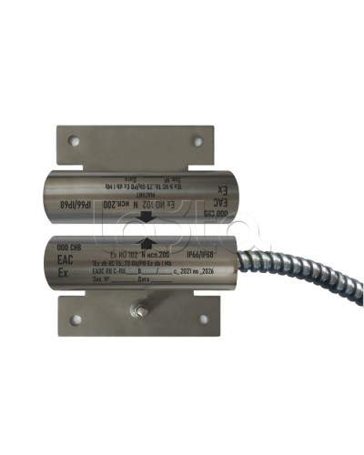 Извещатель охранный точечный магнитоконтактный взрывозащищённый Магнито-контакт Ех ИО102 N исп.251 (торцевой), с постоянно присоединенным кабелем в металлорукаве (штатно кабель 2х0,75 - 1м), 1Ex d IIC T6 Gb / РB Ex d I Mb АТФЕ.425119.171 в Чебоксарах Изв
