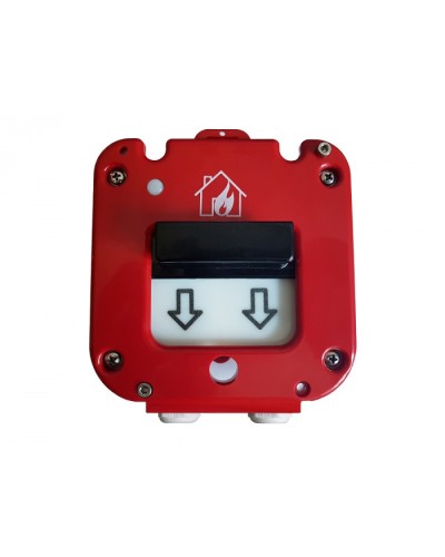 Извещатель пожарный ручной магнитоконтактный Магнито-контакт ИП 535/В СЕВЕР 0Ex iа IIC T6 Ga АТФЕ.425211.001 ТУ (Ввод из нержавейки МКВ М20Б (Бронированный кабель) в Чебоксарах Пожарные извещатели Pintop.ru