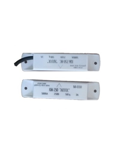 Датчик положения магнитогерконовый Магнито-Контакт КМ-250-NO-NС ARTOL (c магнитом М-025) в Чебоксарах Извещатели охранные Pintop.ru