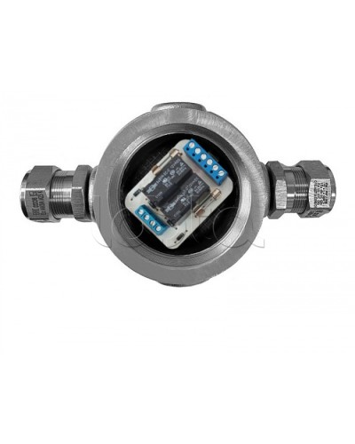 Магнито-Контакт УК-ВК-Ех-12 АЯКС П, с двумя кабельными вводами Ех МКВМ 20 в Чебоксарах Комутационные взрывозащищенные коробки Pintop.ru