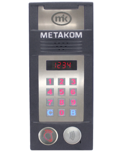 Многоабонентый антивандальный блок вызова Метаком MК2018-RFMFС в Чебоксарах Блоки вызова многоабонентные Pintop.ru