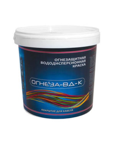 Краска огнезащитная водно-дисперсионнаявспучивающаясядля кабелей Огнеза марки«ОГНЕЗА-ВД-К» , ведро 25 кг., цвет белый в Чебоксарах Огнезащитные краски Pintop.ru