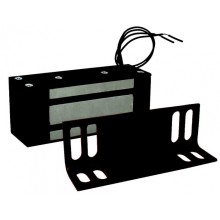 Замок электромагнитный Олевс М1-400 с уголком черный