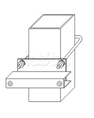 Узел крепления блоков подключения и управления БД-НР, БМ-НР, БУПР извещателей Омега-микродизайн УЗК-КС 80 в Чебоксарах Кронштейны и планки для извещателей Pintop.ru