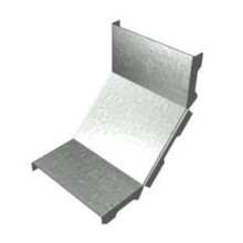 Крышка угла вертикального внутреннего 90° 600х15 (0,7) для лестничного лотка ПожТехКабель (651-006)