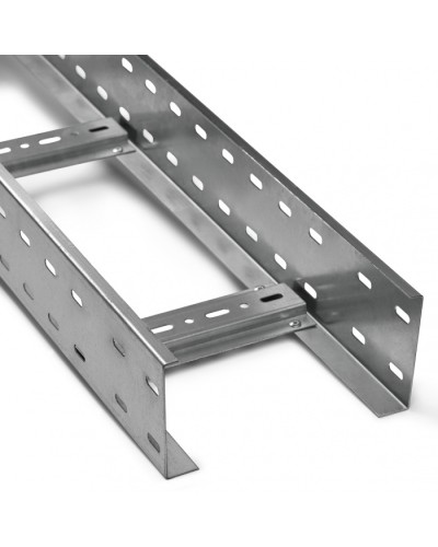 Лоток лестничный PTK-Line ЛМЛО 300x50 (1,2 мм) (3м) ПожТехКабель (650-003) в Чебоксарах Кабельные лотки Pintop.ru