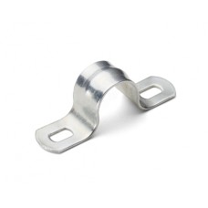 Скоба металлическая двухлапковая 14-15 мм под саморез (100 шт/уп) ПожТехКабель (851-003)