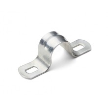 Скоба металлическая двухлапковая 16-17 мм (100 шт/уп) ПожТехКабель (851-004)