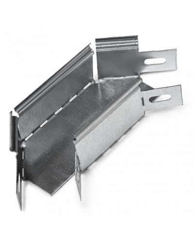 Угол плоский 45° 600x80 (1,0) ПожТехКабель (548-127) в Чебоксарах Аксессуары для лотков Pintop.ru