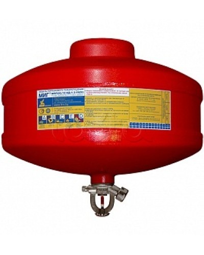 Модуль порошкового пажаротушения ПОЖТЕХНИКА МПП-12/93 МИГ (температура срабатывания +93°С) (красный) в Чебоксарах Модули порошковые Pintop.ru