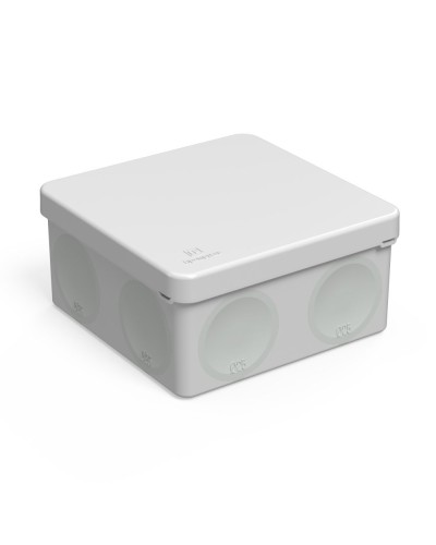 Коробка распред. 60-0300м двухкомп. безгалогенная (HF) 100х100х50 (8шт/уп) Промрукав (60-0300м) в Чебоксарах Распределительные коробки Pintop.ru