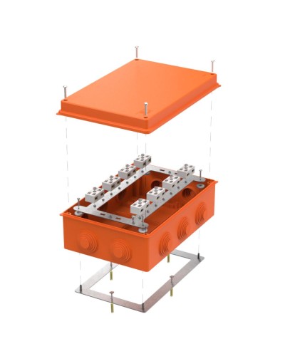 Коробка огнест. 260х175х90 (7 шт/кор) Промрукав (40-0330-FR6.0-4-16-Р) в Чебоксарах Распределительные коробки Pintop.ru