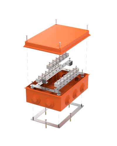 Коробка огнест. для о/п 40-0330-FR6.0-40 Е15-Е120 RAL2004 260х175х90 (7 шт/кор) Промрукав (40-0330-FR6.0-40) в Чебоксарах Распределительные коробки Pintop.ru