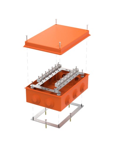 Коробка огнест. для о/п 40-0330-FR2.5-28 Е15-Е120 RAL2004 260х175х90 (7 шт/кор) Промрукав (40-0330-FR2.5-28) в Чебоксарах Распределительные коробки Pintop.ru