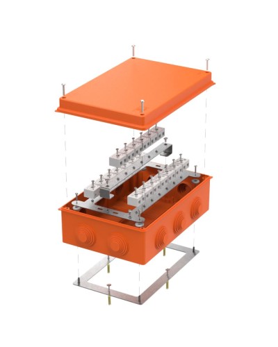 Коробка огнест. для о/п 40-0330-FR10.0-40 Е15-Е120 RAL2004 260х175х90 (7 шт/кор) Промрукав (40-0330-FR10.0-40) в Чебоксарах Распределительные коробки Pintop.ru