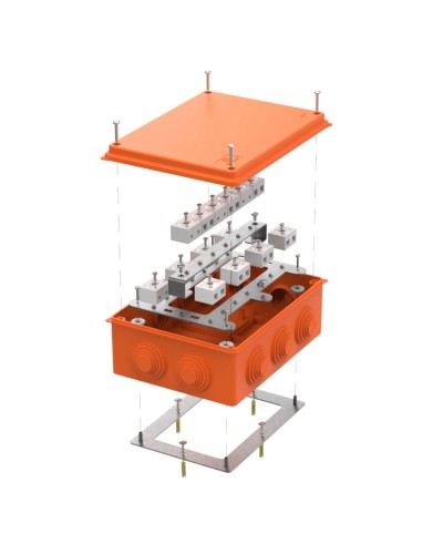 Коробка огнест. для о/п 40-0320-FR10.0-28 Е15-Е120 RAL2004 200х150х75 (5 шт/кор) Промрукав (40-0320-FR10.0-28) в Чебоксарах Распределительные коробки Pintop.ru