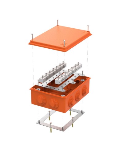 Коробка огнест. для о/п 40-0320-FR6.0-28 Е15-Е120 RAL2004 200х150х75 (5 шт/кор) Промрукав (40-0320-FR6.0-28) в Чебоксарах Распределительные коробки Pintop.ru