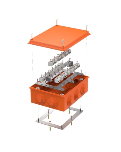 Коробка огнест. для о/п 40-0320-FR2.5-40 Е15-Е120 RAL2004 200х150х75 (5 шт/кор) Промрукав (40-0320-FR2.5-40) в Чебоксарах Распределительные коробки Pintop.ru