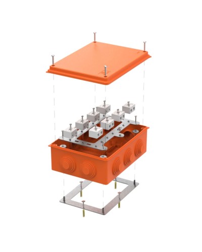 Коробка огнест. для о/п 40-0320-FR10.0-16 Е15-Е120 RAL2004 200х150х75 (5 шт/кор) Промрукав (40-0320-FR10.0-16) в Чебоксарах Распределительные коробки Pintop.ru