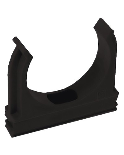 Крепёж-клипса для труб Полистирол черная д32 (25шт/500шт уп/кор) Промрукав (02732ч) в Чебоксарах Держатели, клипсы, скобы Pintop.ru