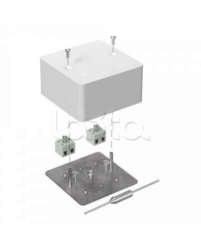 Коробка огнест40-0460-FR2.5-4-П Е15-Е60 (латунь) с термопред 85х85х45 Промрукав (40-0460-FR2.5-4-П-Е60) в Чебоксарах Распределительные коробки Pintop.ru