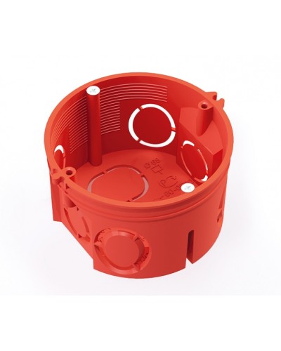 Коробка установочная безгалогенная (HF) 68х42 с саморезами без соединителя (245шт/кор) Промрукав (80-0501 С) в Чебоксарах Распределительные коробки Pintop.ru