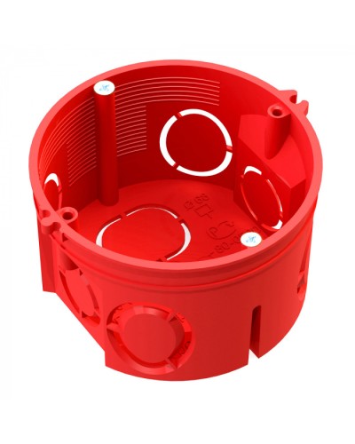 Коробка установочная 80-0501См (HF) 68х42 с саморезами без соединителя (8шт/уп) Промрукав (80-0501См) в Чебоксарах Распределительные коробки Pintop.ru