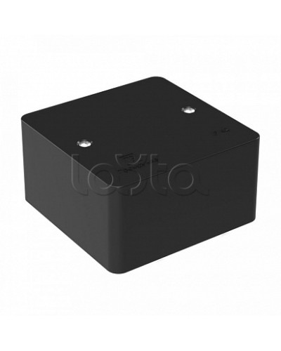 Коробка универсальная для кабель-канала 40-0460 безгалогенная (HF) черная 85х85х45 (152шт/кор) Промрукав (40-0460-9005) в Чебоксарах Распределительные коробки Pintop.ru